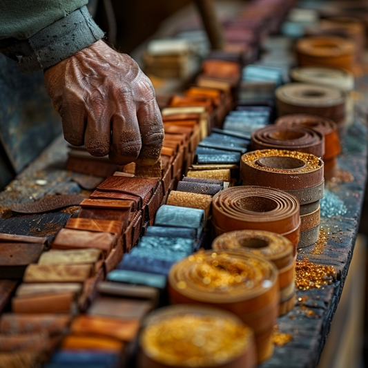 Les secrets de la fabrication artisanale de bracelets en cuir